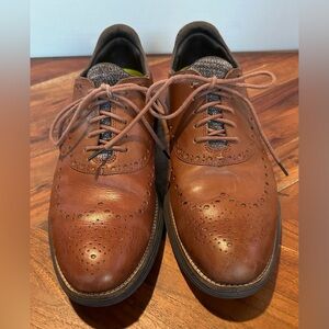 Cole Haan Original Grand Ultra Mens Sz 11.5M Brown Leather Oxford Shoe C32062